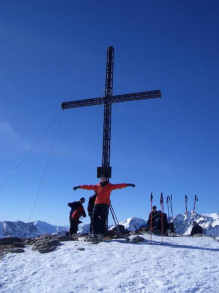 IMGP3856.jpg - Eszter am Gipfelkreuz